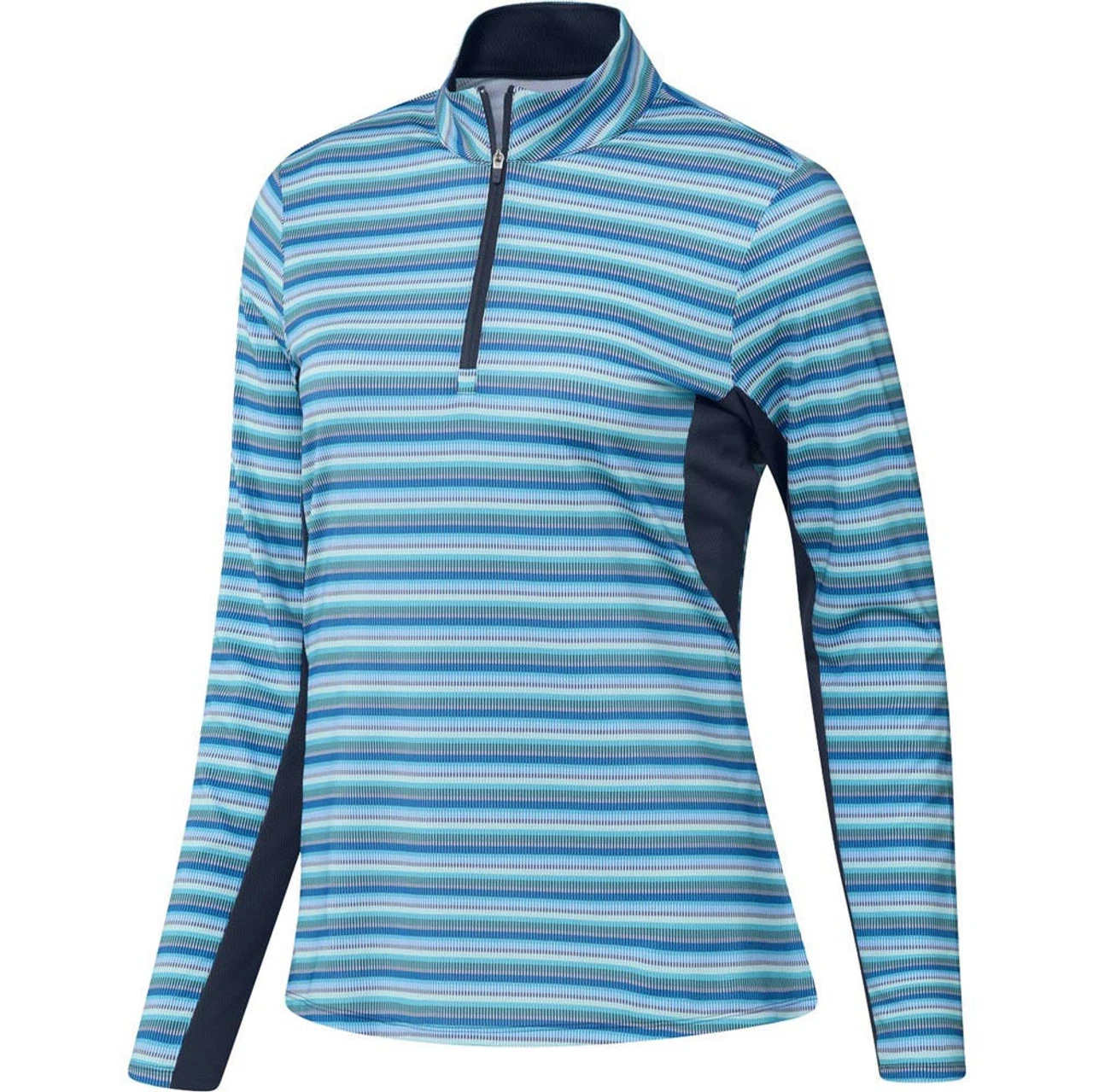 ADIDAS Women's Printed Sun Protection 1/4 Zip - Image 17
