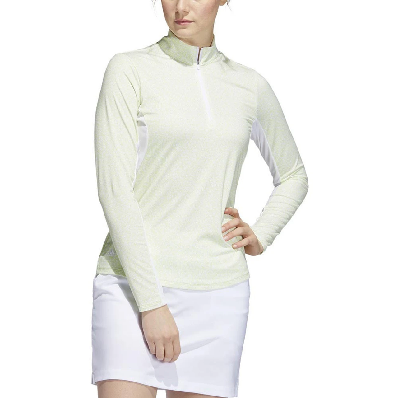 ADIDAS Women's Printed Sun Protection 1/4 Zip - Image 10