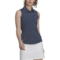 ADIDAS Women's Spacedye Sleeveless Polo