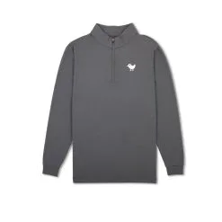 Bad Birdie Charcoal Quarterzip