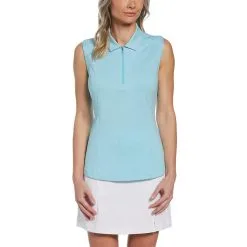 Callaway Women's Tonal Heather Sleeveless Polo