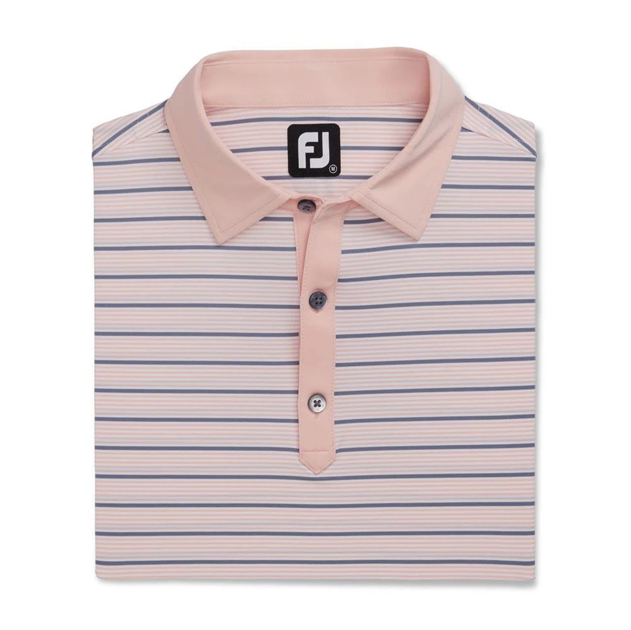FootJoy Accented Stripe Lisle Self Collar Polo - Image 12