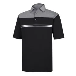 FootJoy Heather Color Block Lisle Self Collar Polo