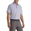 FootJoy Heather Stretch Pique Solid Self Collar Polo - FJ Logo