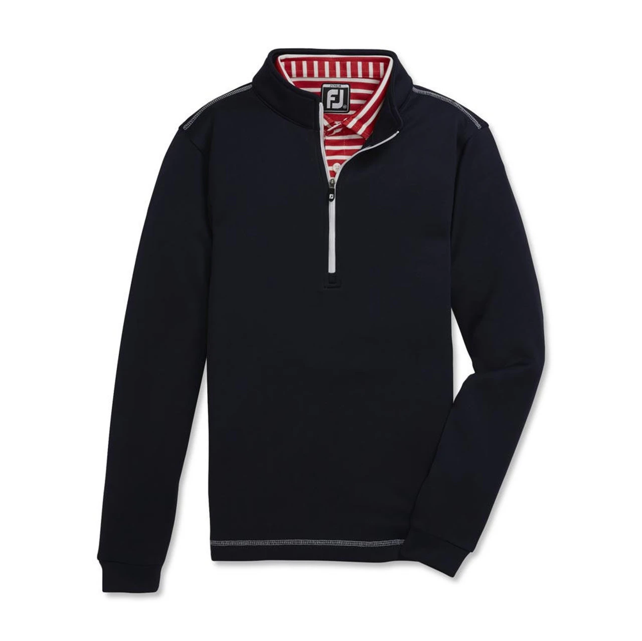 FootJoy Junior 1/2 Zip Midlayer With Contrast Stitch - Image 3