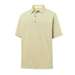 FootJoy Lisle Classic Stripe Self Collar Polo