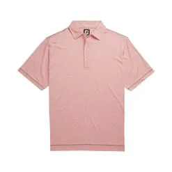 FootJoy Lisle Space Dye Microstripe Self Collar Polo