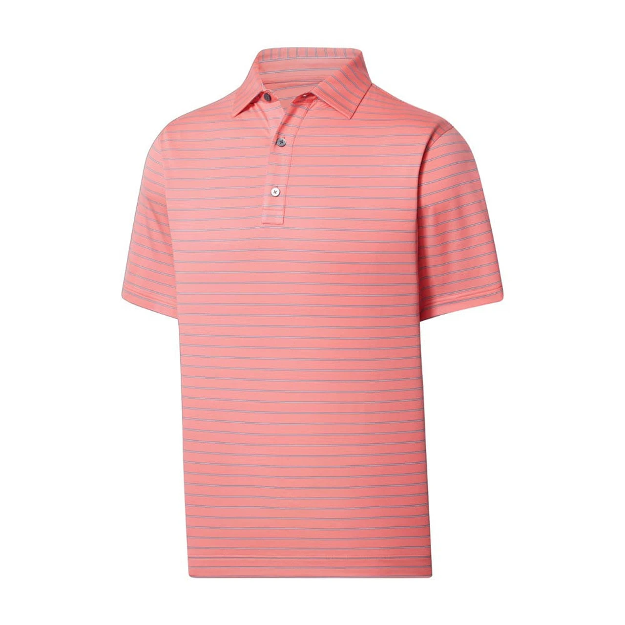 FootJoy Lisle Triple Pinstripe Self Collar Polo - Image 4