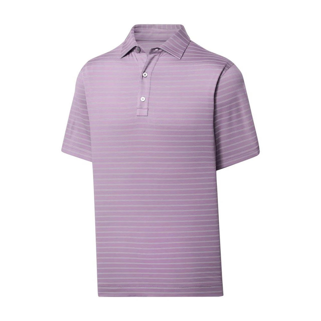 FootJoy Lisle Triple Pinstripe Self Collar Polo - Image 12