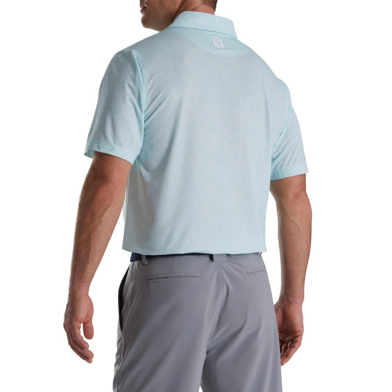 FootJoy Paint Splatter Print Lisle Self Collar Polo - Image 6