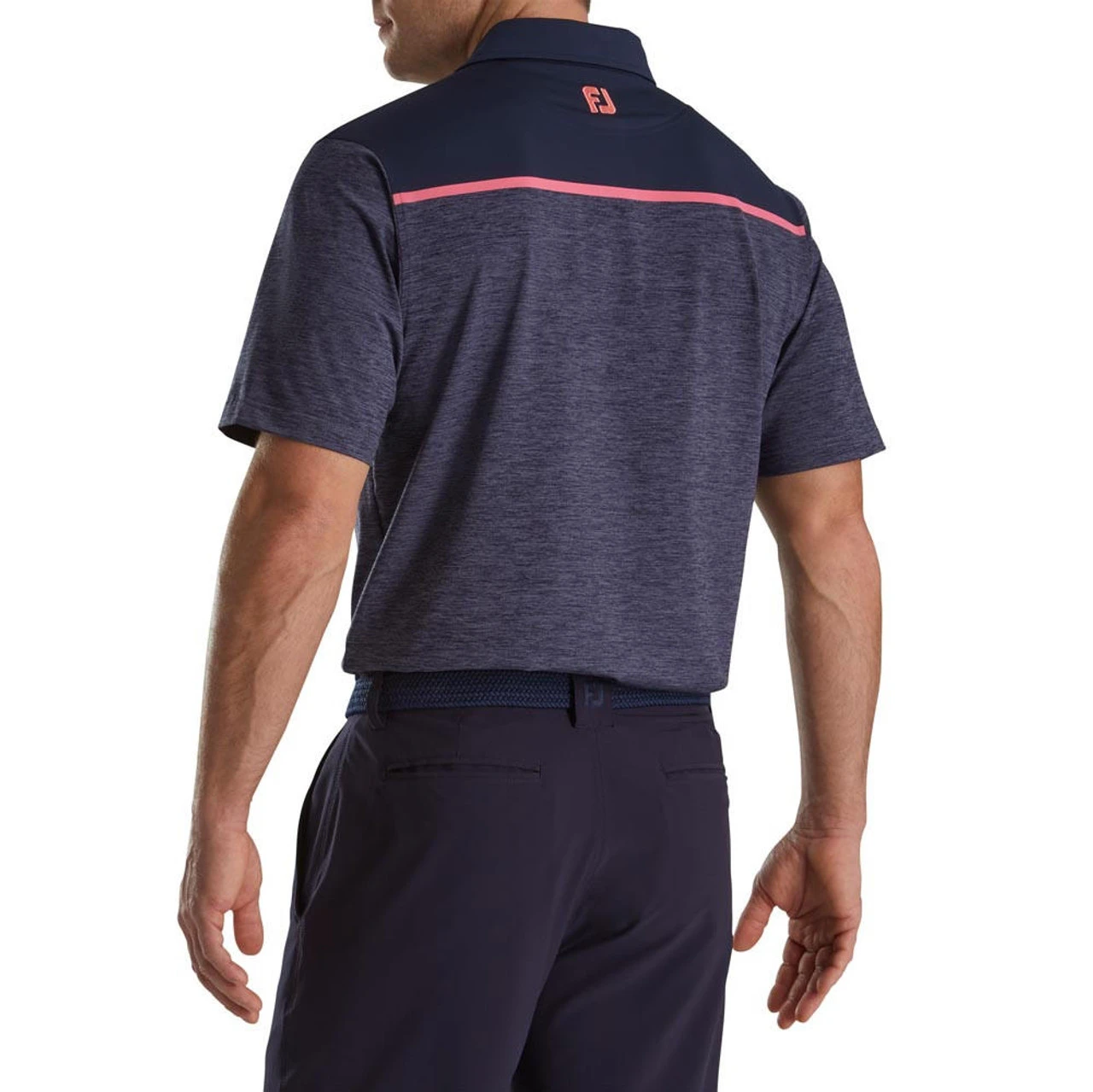 FootJoy Spacedye Block Lisle Self Collar Polo - Image 2