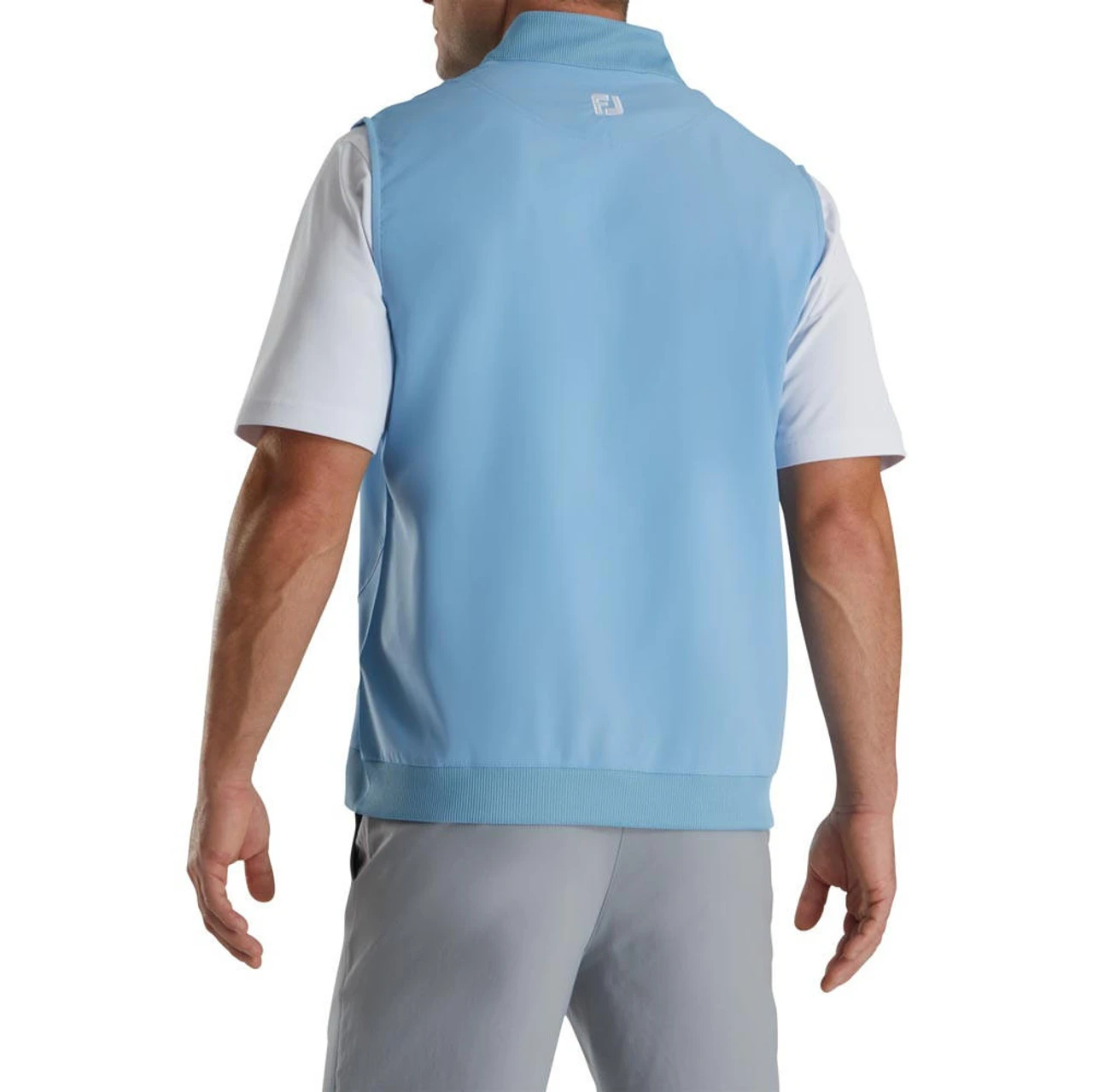 FootJoy Stretch Woven Vest With Knit Accents - Image 2