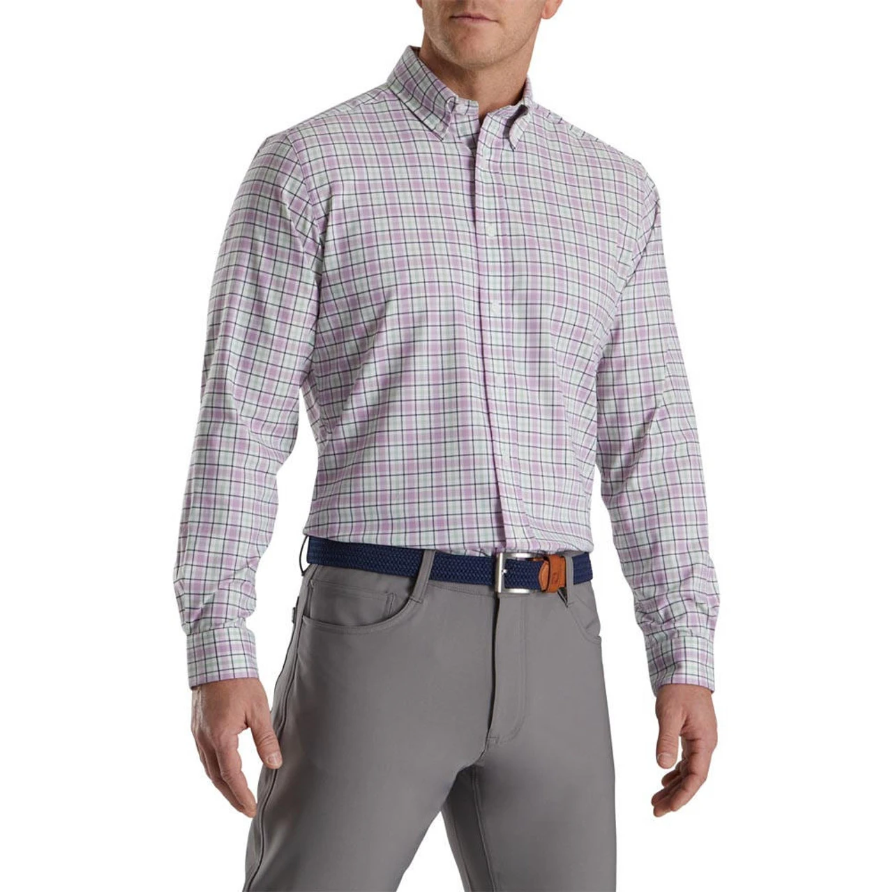 FootJoy Super Soft Woven Plaid Shirt - Image 13