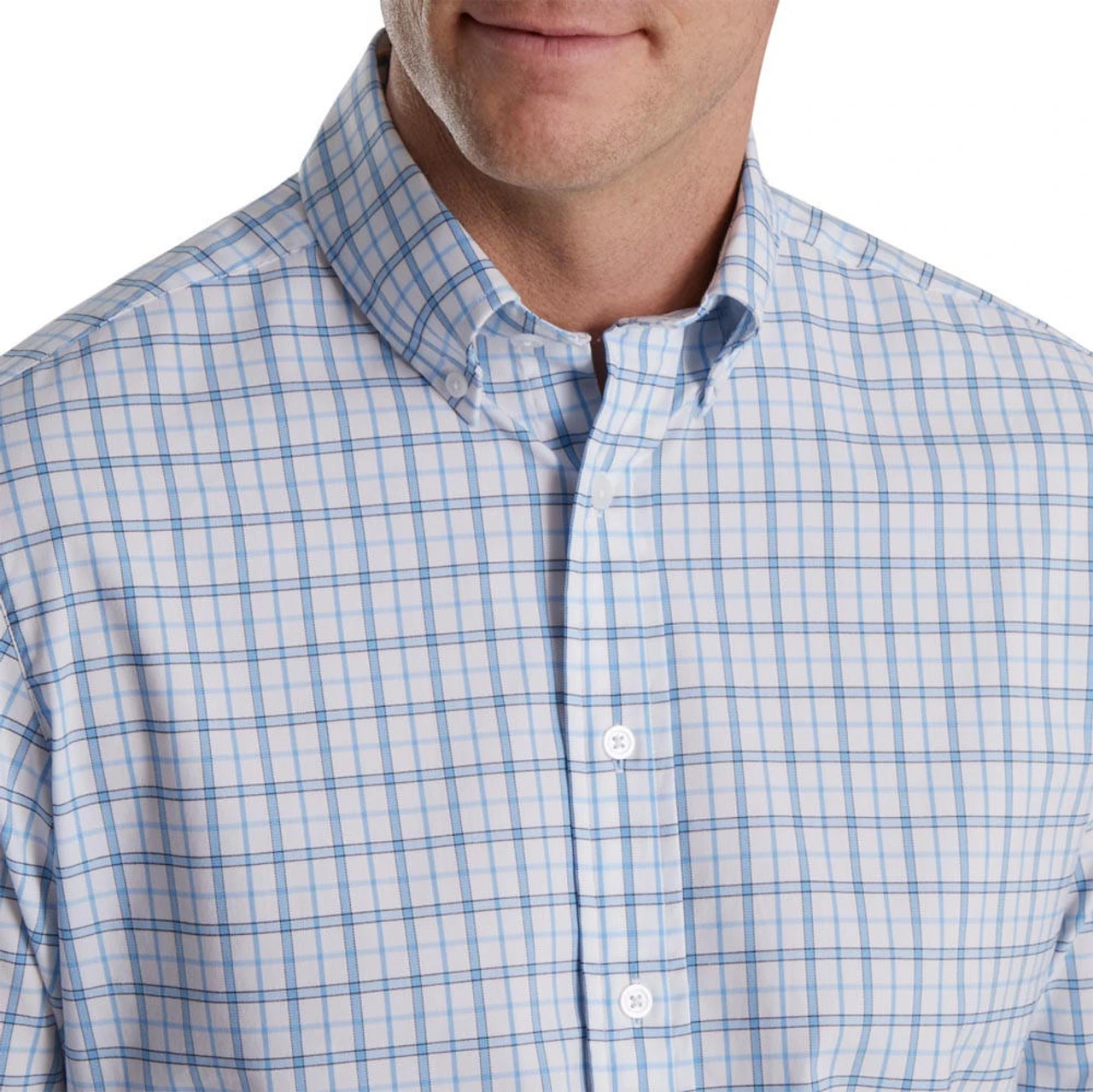 FootJoy Super Soft Woven Plaid Shirt - Image 7