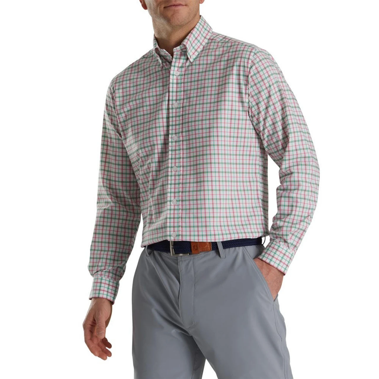 FootJoy Super Soft Woven Plaid Shirt - Image 27