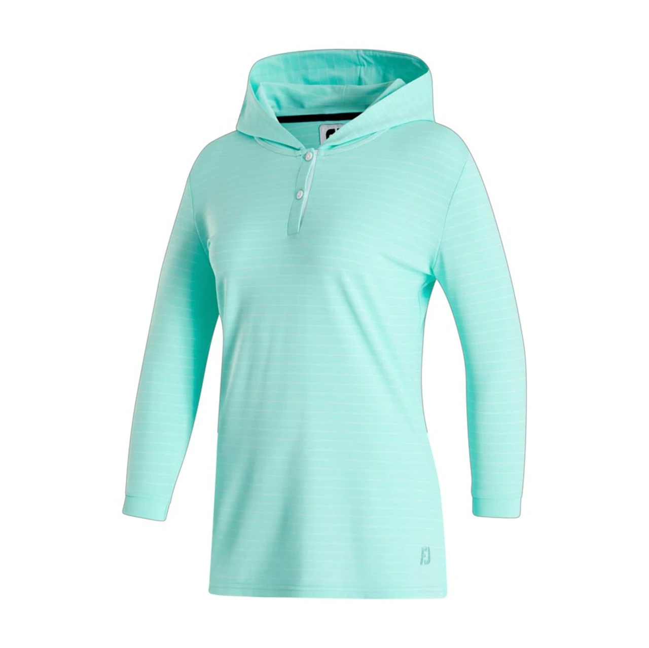 FootJoy Women's 3/4 Sleeve Pinstripe Hoodie - Image 9