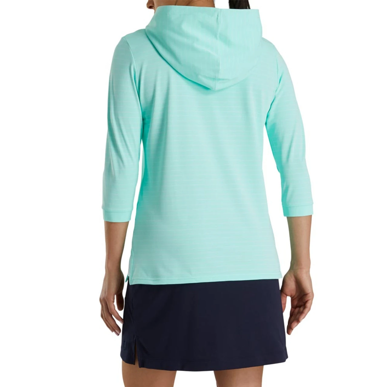 FootJoy Women's 3/4 Sleeve Pinstripe Hoodie - Image 11