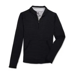 FootJoy Women's Half-Zip Tonal Stripe Mid-Layer