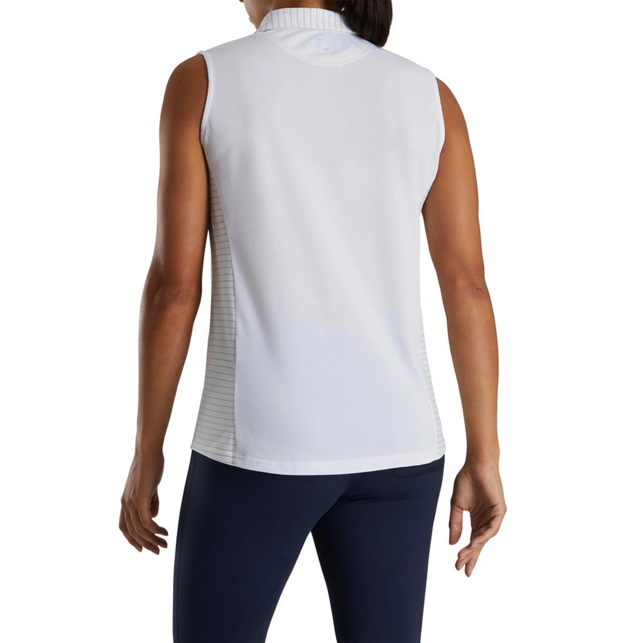 FootJoy Women's Open Placket Sleeveless Polo - Image 11