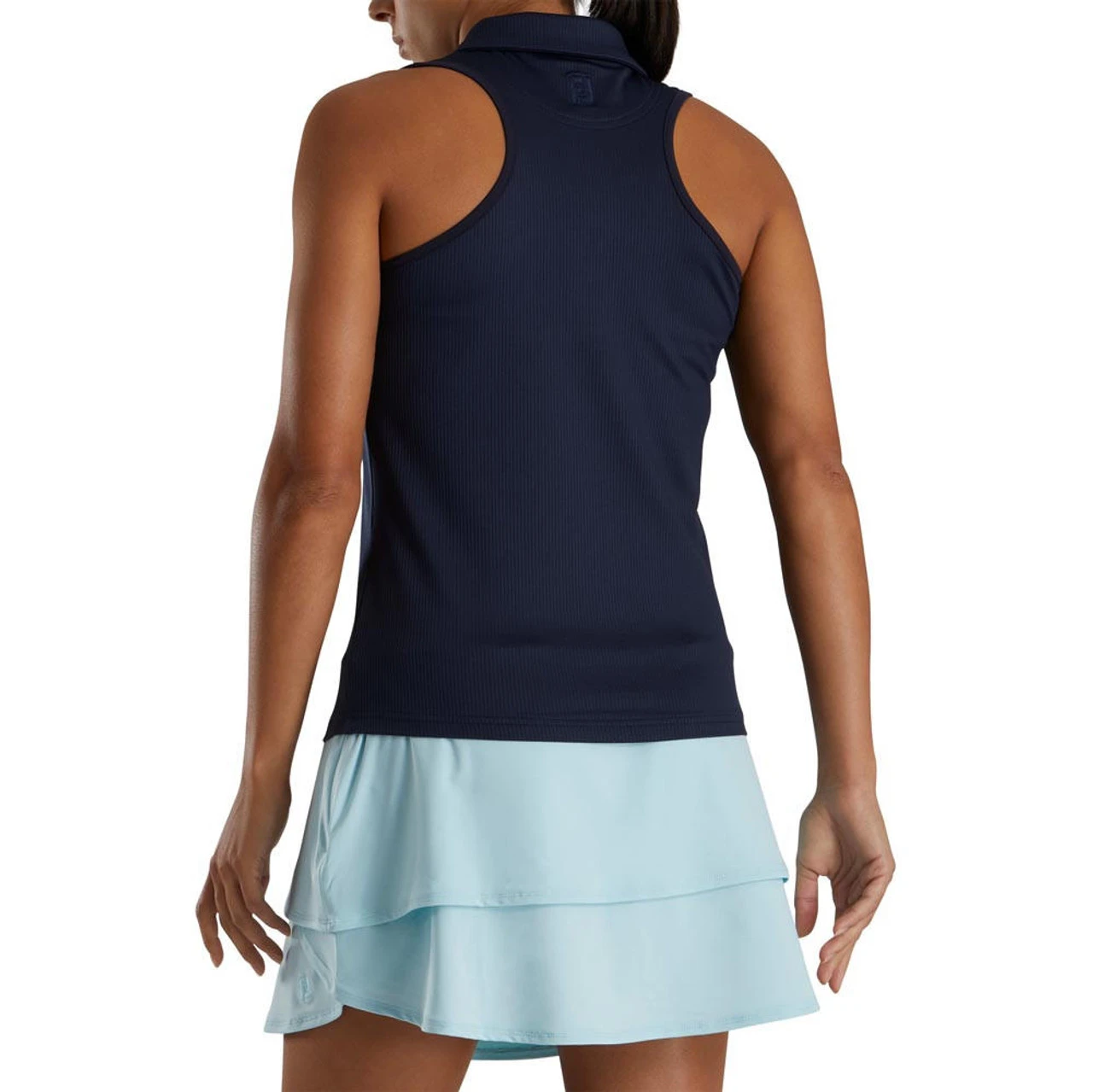 FootJoy Women's Ribbed Sleeveless Polo - Image 5