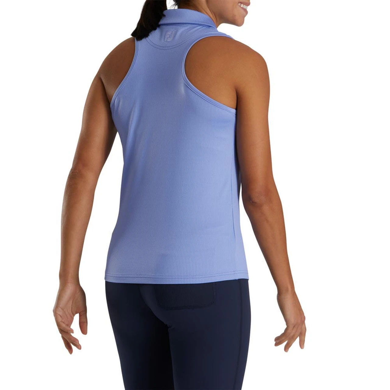 FootJoy Women's Ribbed Sleeveless Polo - Image 14