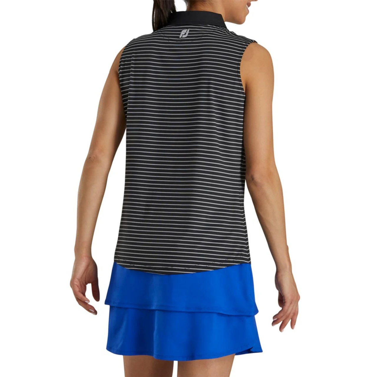 FootJoy Women's Sleeveless Pinstripe Polo - Image 8