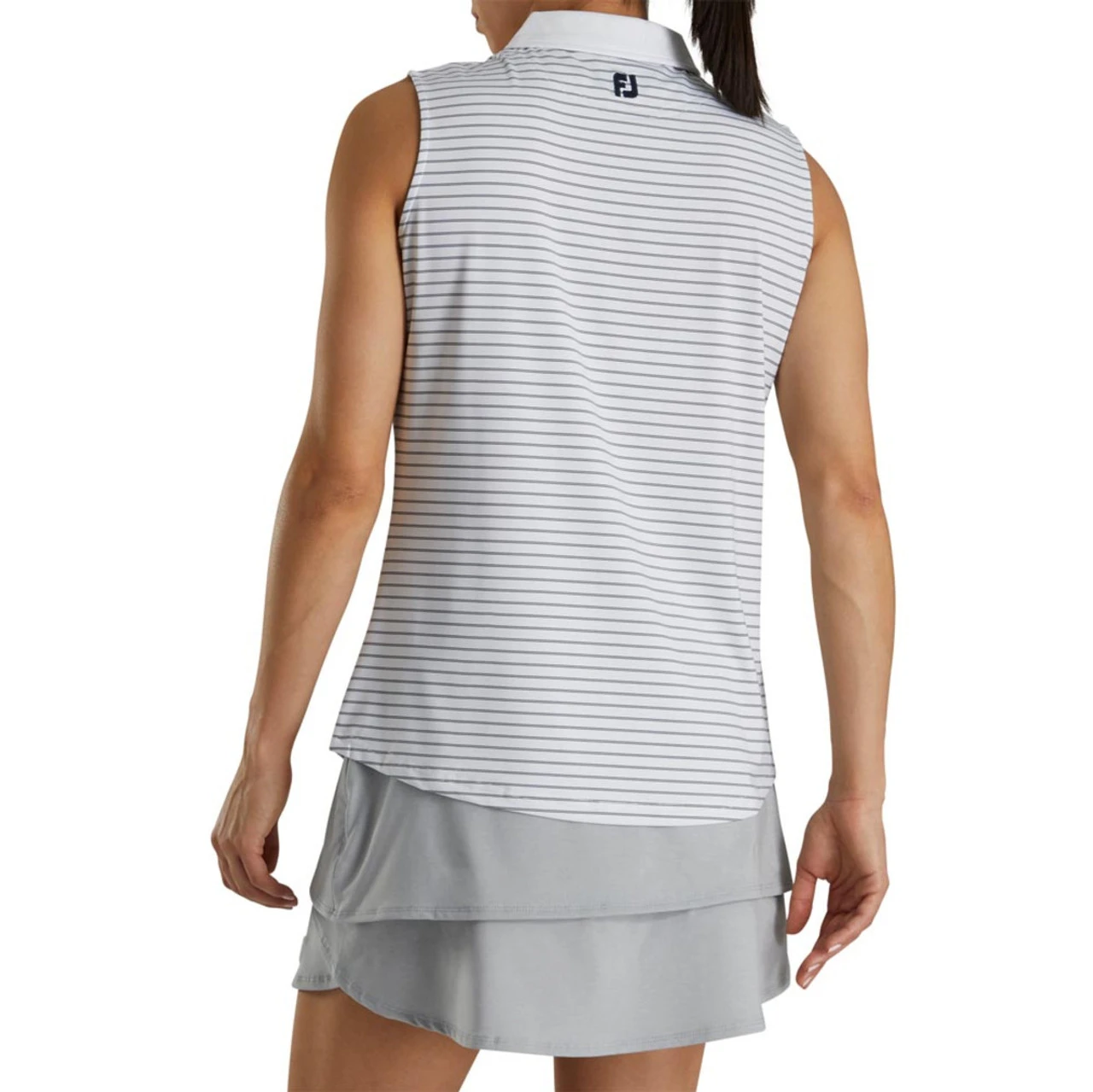 FootJoy Women's Sleeveless Pinstripe Polo - Image 13