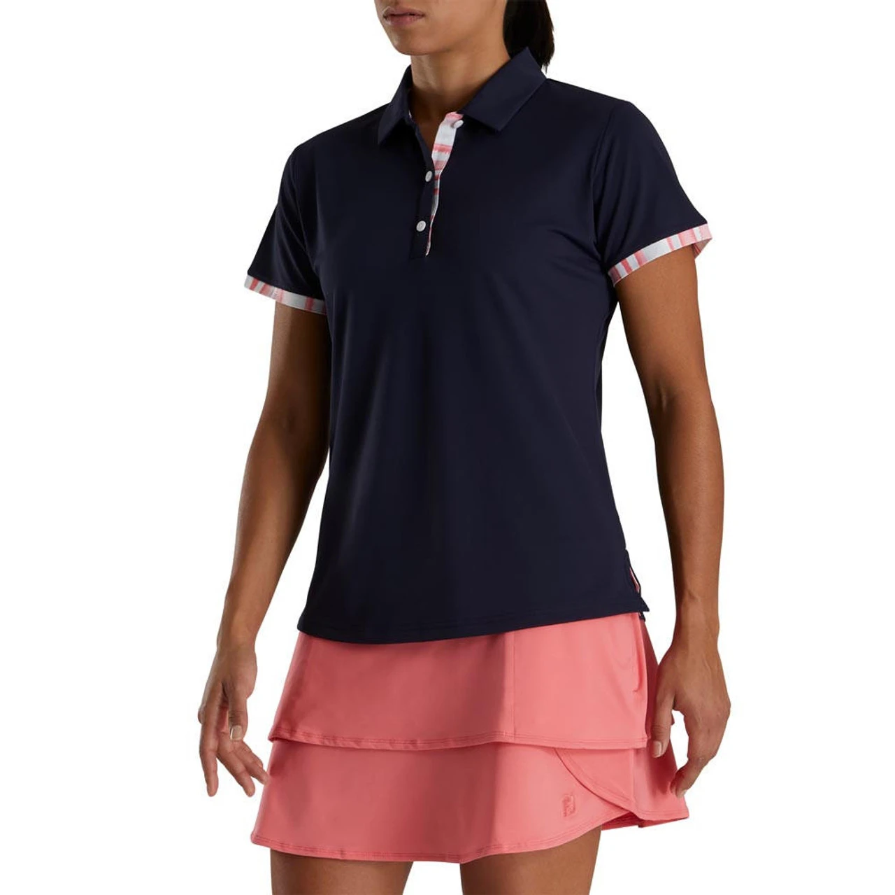 FootJoy Women's Watercolor Trim Polo - Image 3