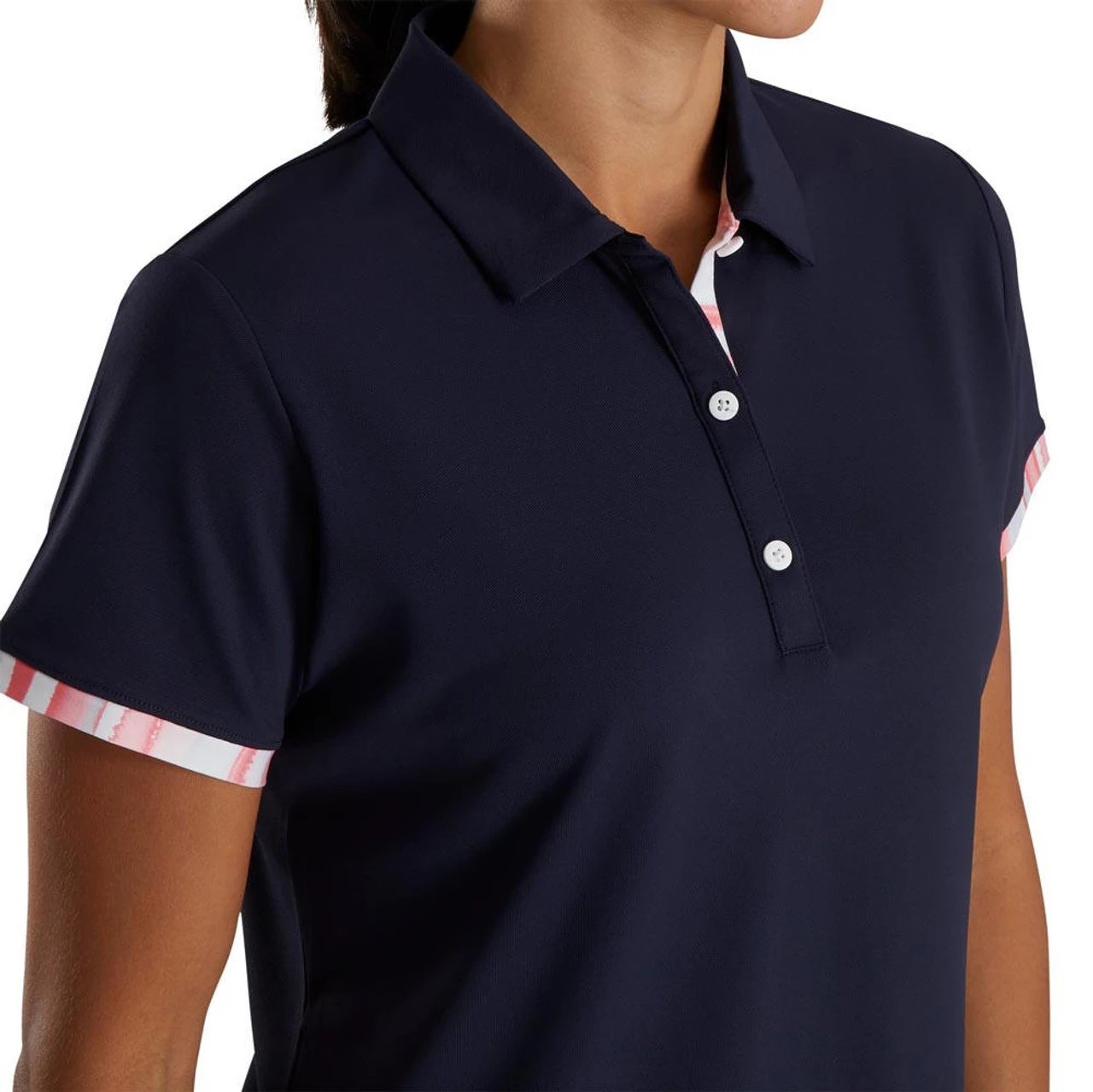 FootJoy Women's Watercolor Trim Polo - Image 8