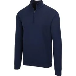 Greg Norman Performance Blend Lined 1/4 Zip Wind Sweater