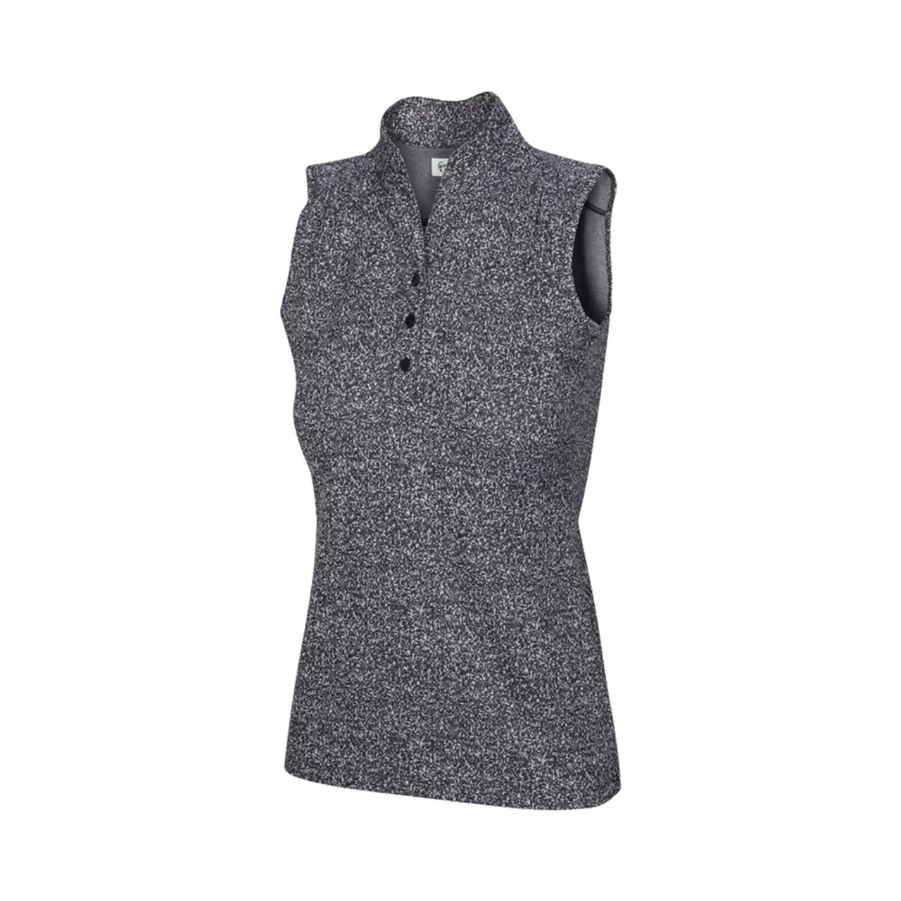 Greg Norman Women's Heathered Dot Sleeveless Polo