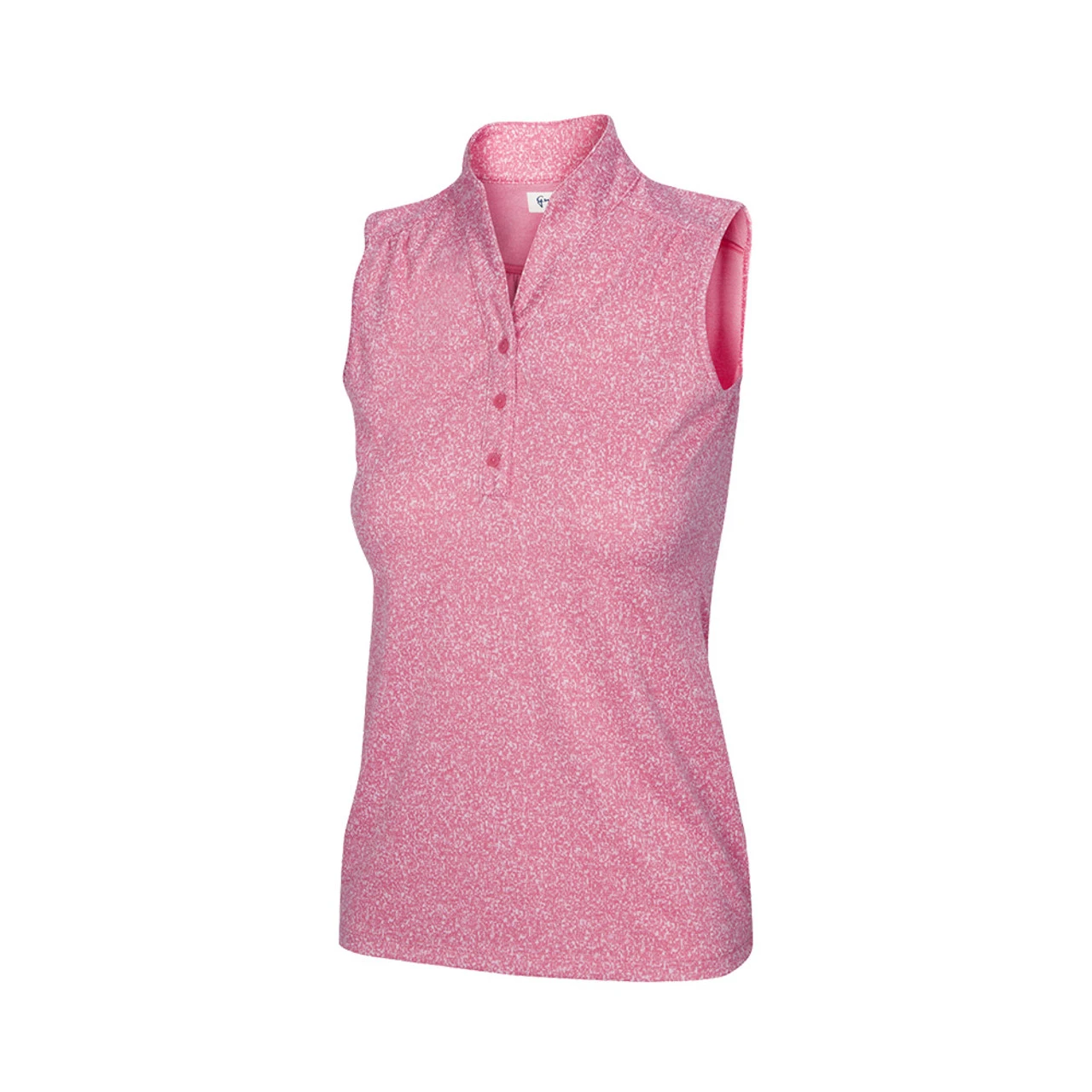 Greg Norman Women's Heathered Dot Sleeveless Polo - Image 4