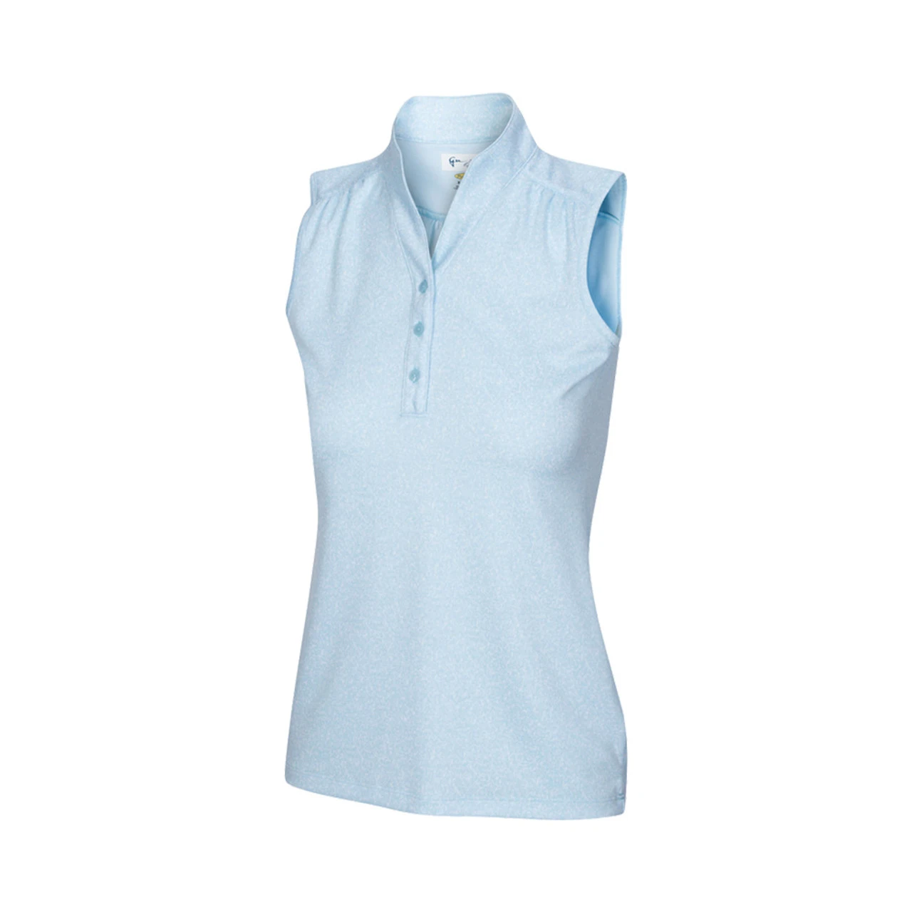 Greg Norman Women's Heathered Dot Sleeveless Polo - Image 6