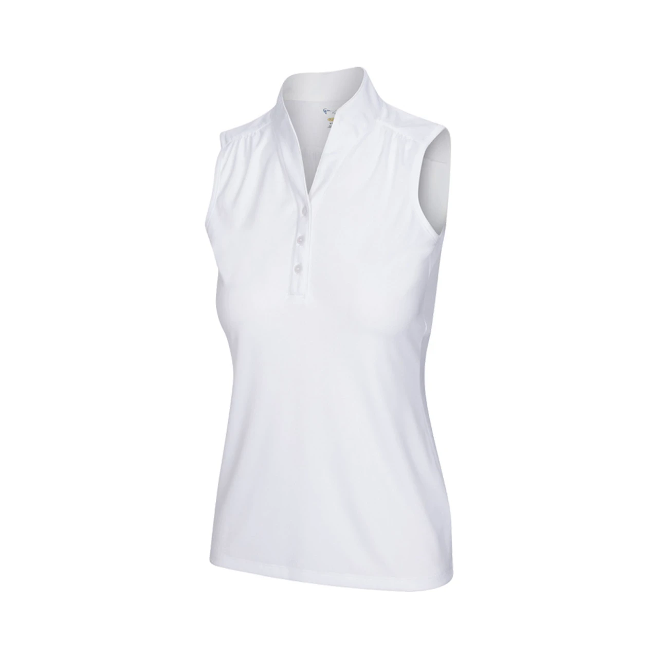 Greg Norman Women's Heathered Dot Sleeveless Polo - Image 3
