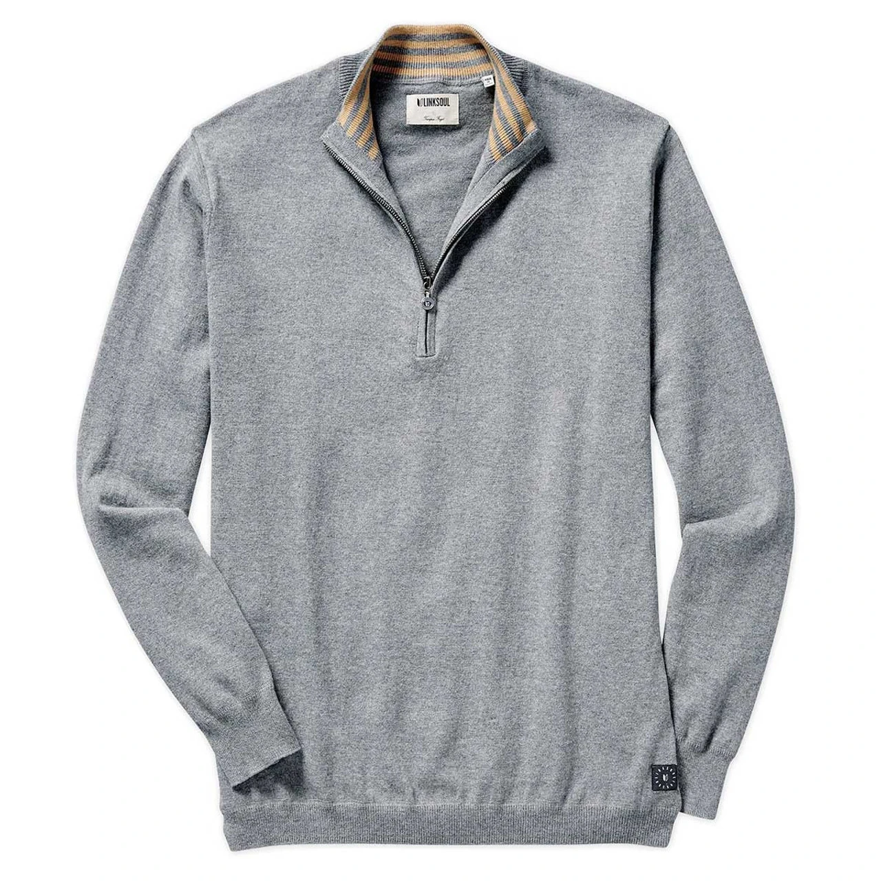 Linksoul Cotton-Cashmere 1/4 Zip Sweater - Image 3