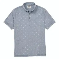 Linksoul Micro Fern Print Oxford Polo
