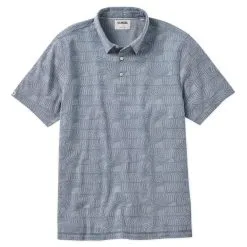 Linksoul Wave Print Oxford Polo