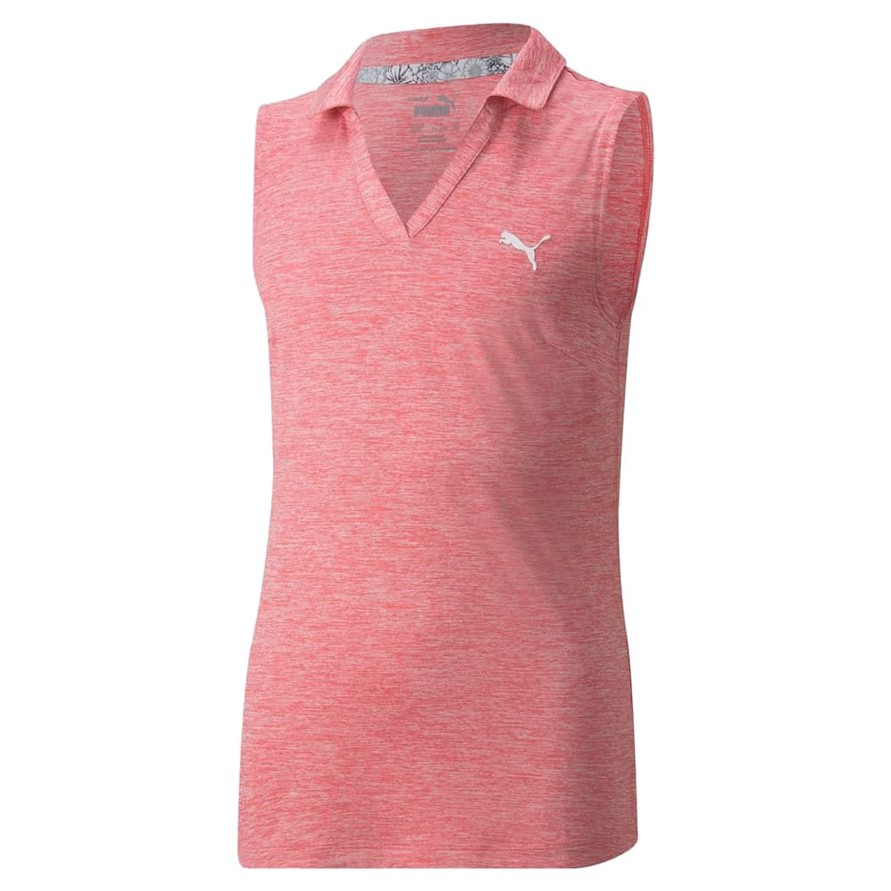 Puma Junior Girls Heather Polo - Image 3