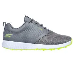 Skechers Men's Go Golf Elite 4 - Prestige Golf Shoes - Relaxed Fit - Gray/Lime