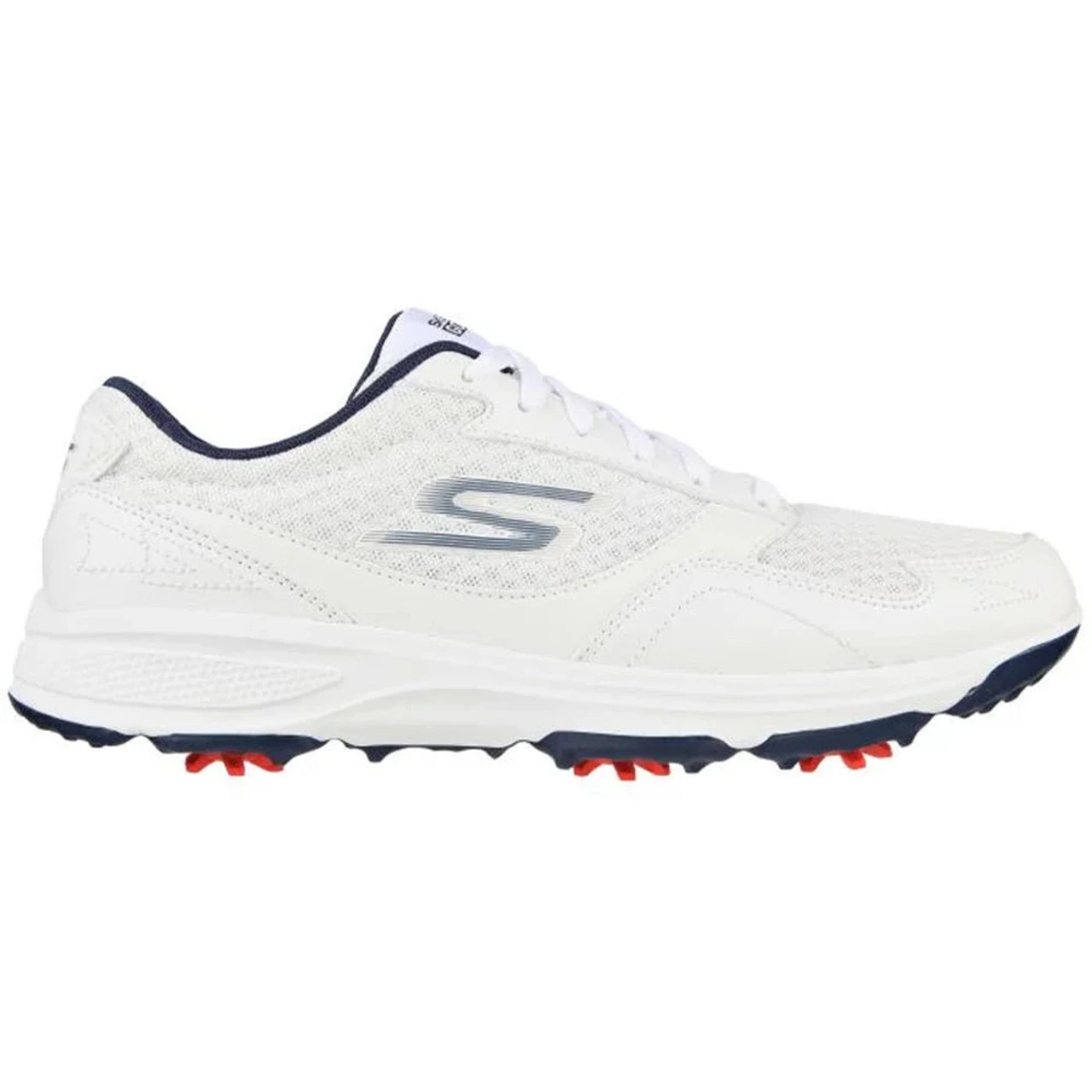 Skechers Men's Go Golf Torque - Sport Golf Shoes - Relaxed Fit - White/Navy