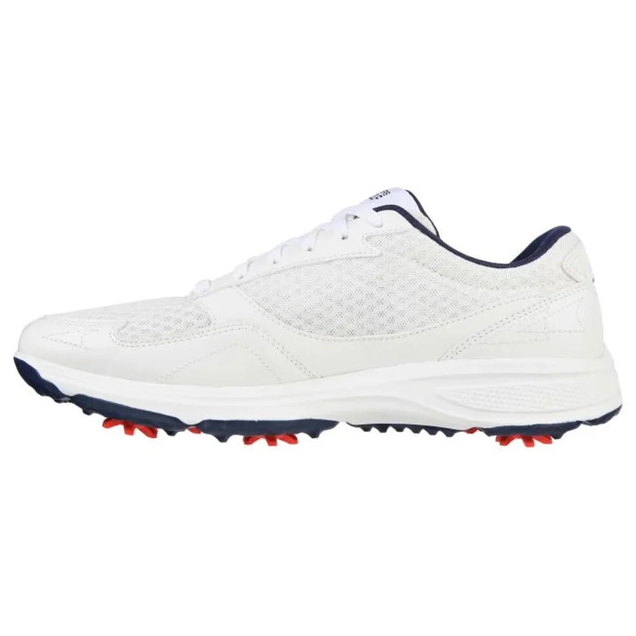 Skechers Men's Go Golf Torque - Sport Golf Shoes - Relaxed Fit - White/Navy - Image 3